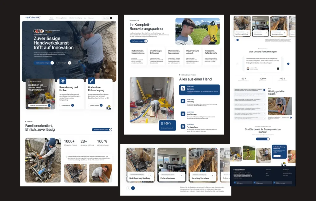 Design einer Website in FIGMA