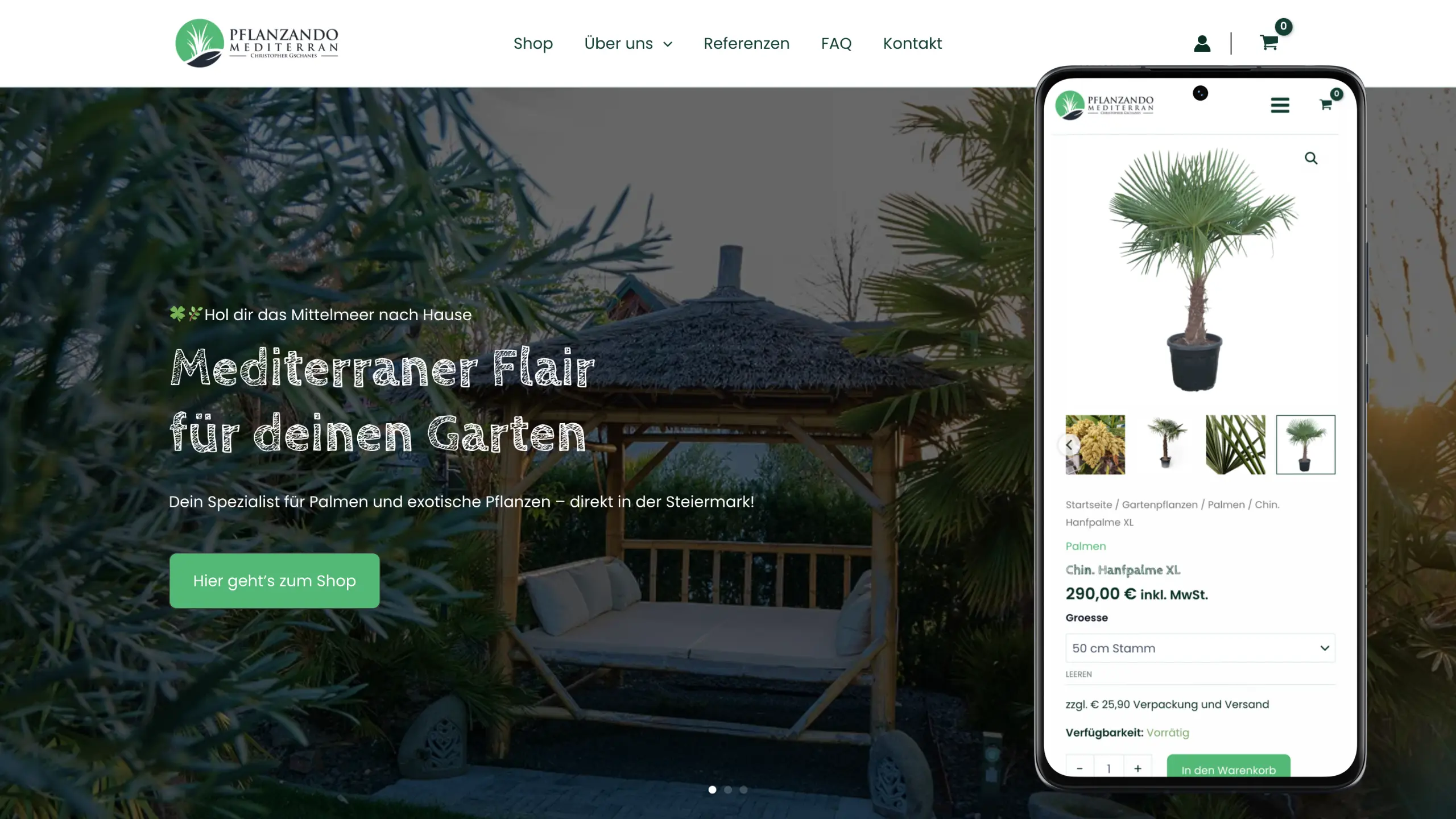 Pflanzando Mockup